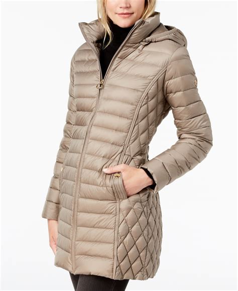 michael kors taupe coat|Michael Kors winter coats.